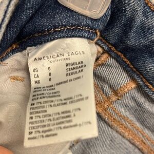 American Eagle Outfitters Women's Dark Blue Jeans